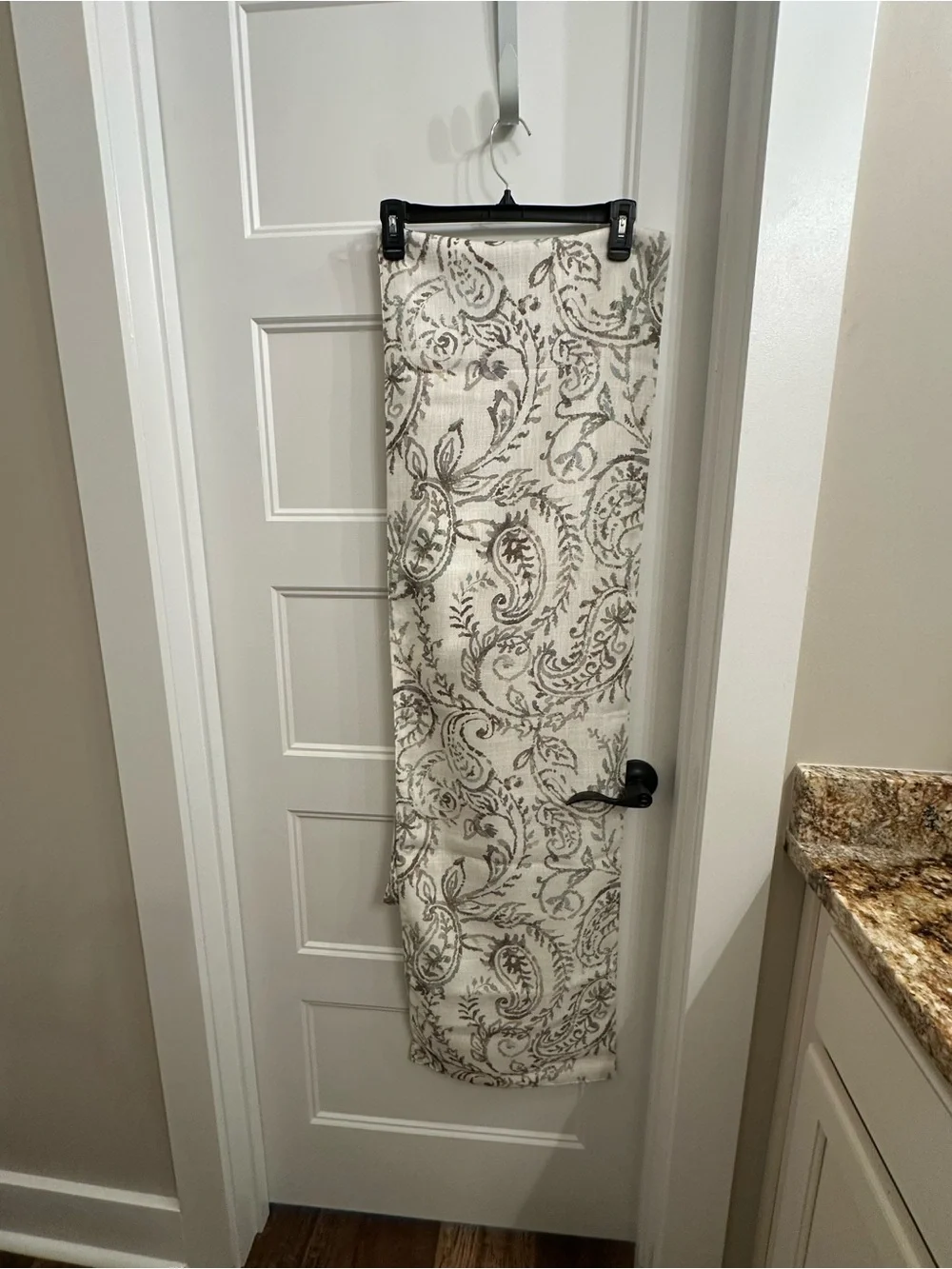Cream Paisley Print Maxi Skirt - Picture 1 of 1